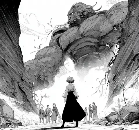 科幻机甲战斗漫画封面